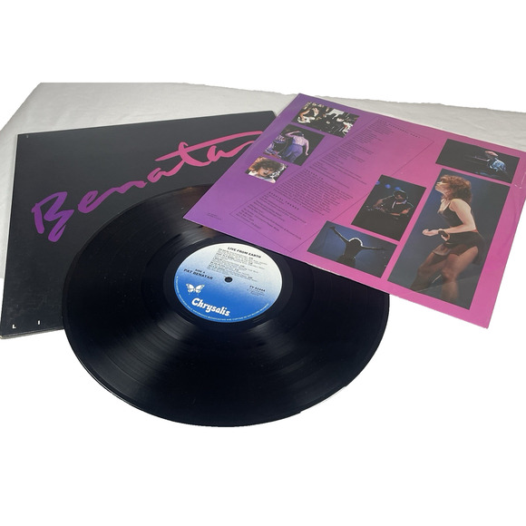 Pat Benatar Vtg Vinyl Album LPs x2: Crimes of Passion, Live from Earth Chrysalis - Picture 12 of 16